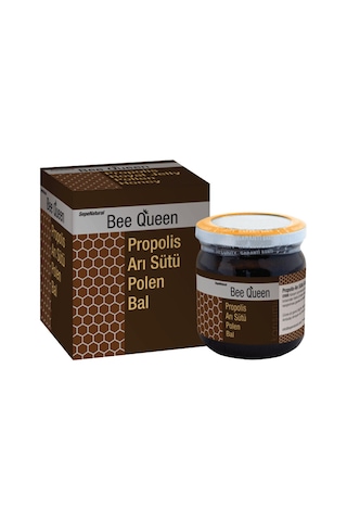 Bee Queen Propolis Extract Arı Sütü Polen Bal Karışım 230 Gr