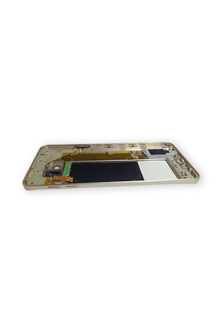 Samsung N920 Kasa Samsung Galaxy Uyumlu Note 5 Gri Renk Orta Kasa Çıtalı On Off Ses Tuş Bordu Kamera Lensi Sarı