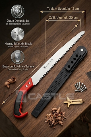 Budama Testeresi Hmb-08 Bağ Testeresi Bahçe Ağaç Dal Çiçek Bitki Testeresi