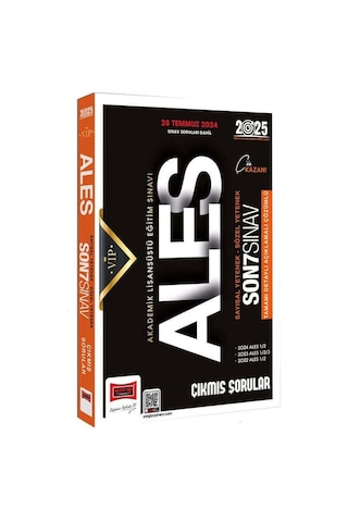 Yargı 2025 Ales Vip Sayısal Sözel Yetenek Son 7 Sınav Çıkmış Sorular