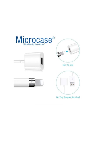Pencil Uzatma Adaptör Kablo 8 Pin To Usb - Beyaz Al4074