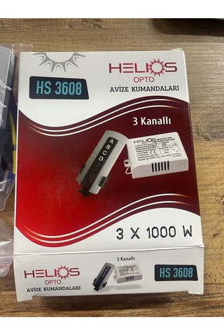 Helios 3 Kanallı Avize Kumandası Hs 3608