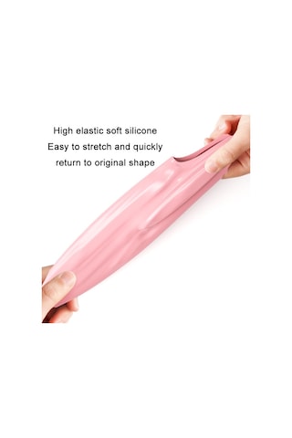 Wave Su Geçirmez Düz Renk Kulak Koruyucu Silikon Yüzme Bonesi, Renk: Beyaz