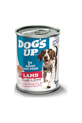 Dogs Up Yaş Yetişkin Köpek Maması Kuzu Etli 415gr