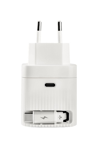 Ttec Smart Charger Gan 65W PD Usb-c + Dahili Usb-c Şarj Kablosu 2SCG05B Seyahat Hızlı Şarj Aleti - Beyaz