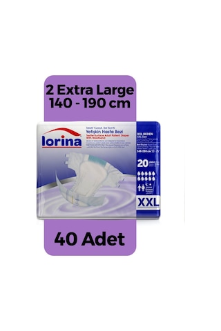 Hasta Bezi Xxlarge 20'li 2 Adet - 100 Ml Bariyer Kremi Hediyeli 2XL