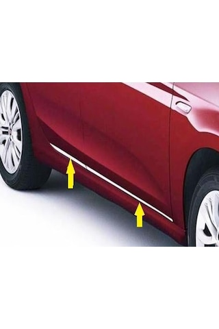 Fiat Egea Hb-sedan Krom Yan Kapı Çıtası 4 Prç P.çelik 2015 Üzeri