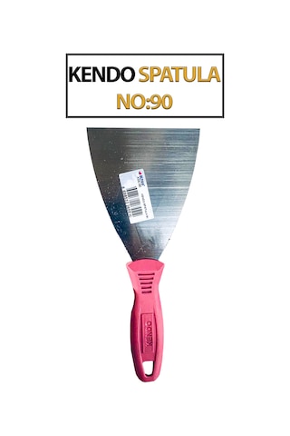 Plastik Saplı Spatula No 90 Ekonomik, Paslanmaz Gövde, 90 Mm Ağız Genişliği İle Pratik Kullanım