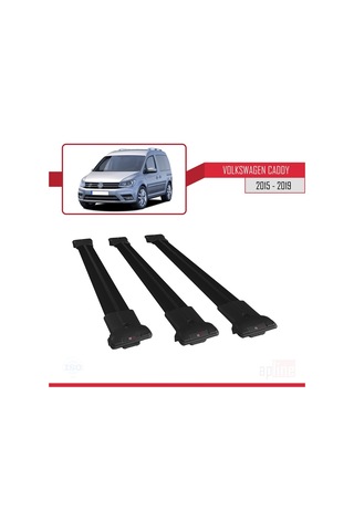 Volkswagen Caddy 2015-2019 Arası Fly Model Ara Atkı Tavan Barı Si