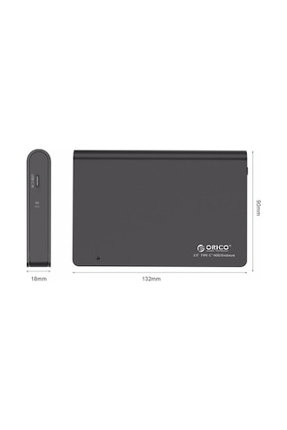 Orıco 2598C3-Bk Sata Harici 2.5” Type C Usb 3.1 Harddisk Kutusu (545360947)