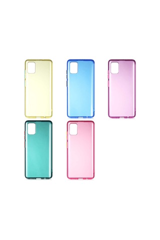 Samsung Uyumlu Galaxy A51 Kılıf Zore Bistro Kapak-Pembe