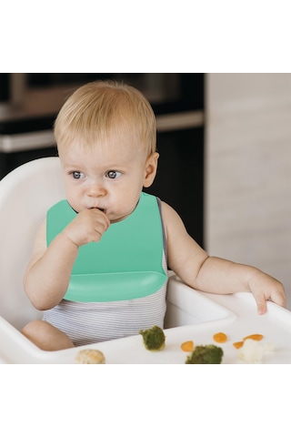 Babyco Silikon Mama Önlüğü - Yeşil
