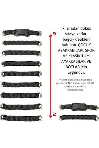 İpekbazaar Takbırak Lastikli Ayakkabı Bağcığı