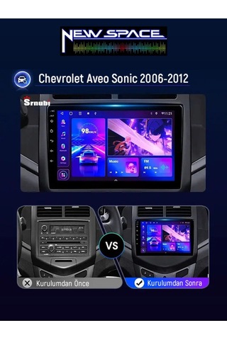 Chevrolet Aveo 8gb Ram 128gb Rom 8 Çekirdek Android Multimedya