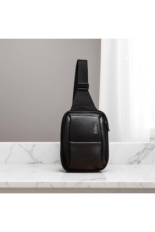 Tek Askılı Bodybag Erkek Sırt Çantası Baggaj Cs24155 Siyah