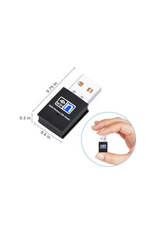 300Mbps Wireless USB Wi-Fi Adaptör Dongle Network Lan Aparatı