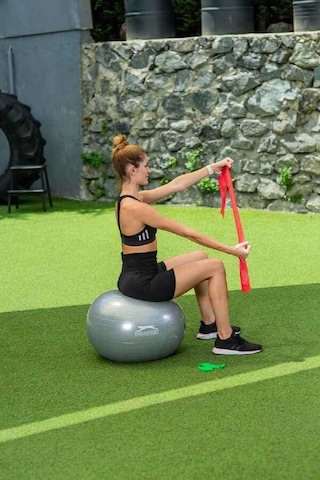 Slazenger Active Pilates Set 55 Cm Gymball + Pilates Bandı + Loop Band