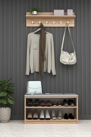 Asra Trend Puflu Ayakkabılık Ve Askılık A-34 Sonoma Sonoma