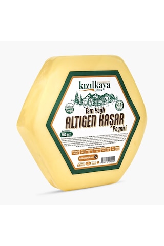 Kızılkaya Çiftlik Altıgen Kaşar Peyniri 500 G