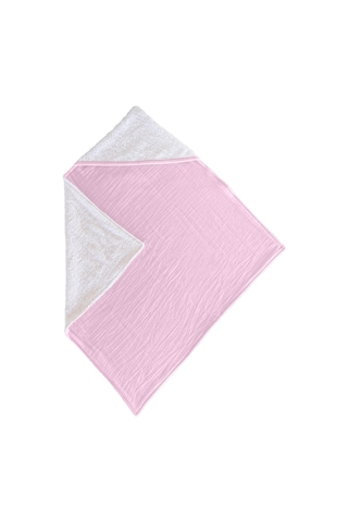 %100pamuk Kapşonlu Bebek Çocuk Banyo Havlusu Çift Yönlü P-beyaz