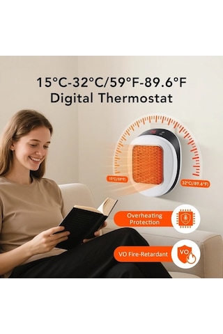 Trendooze Dongjing 600w Taşınabilir Isıtıcı, Ab Banyo Uygun