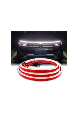 Audi A8 Kaput Ledi, Gündüz Ledi, Silikon 150cm Beyaz