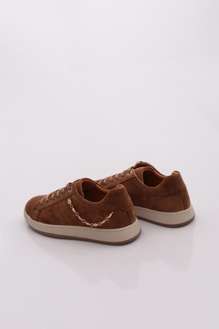 Dgn 26027 Kadin Comfort Ayakkabi Camel Süet