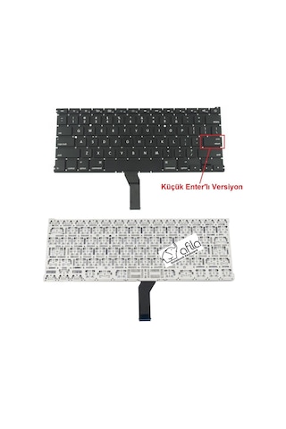 Apple Uyumlu MacBook Air A1466 Notebook Klavye Tuş Takımı / Küçük Enter - 551506661