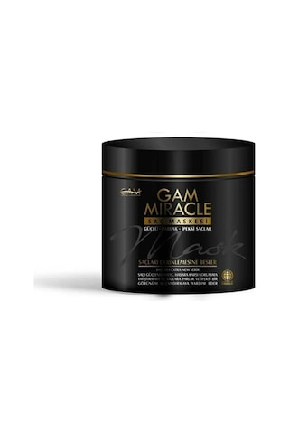 Gam Miracle Güçlü Parlak İpeksi Saçlar İçin Saç Bakım Maskesi 400 ML