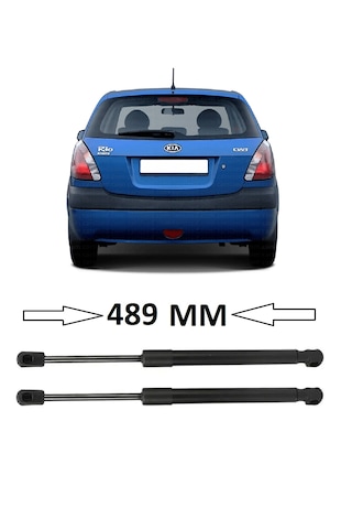 Kia Rio 2005-2011 Uyumlu Sağ + Sol Takım Bagaj Amortisörü 2 Adet 489mm 817801g000 Bagaj Amortisörü