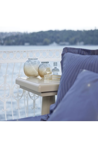 Linens Linx Küçük Vazo Gri Amber Çok Renkli