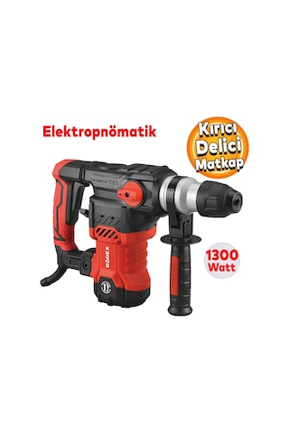 Rodex RDX231 Elektropnömatik Kırıcı Delici Matkap Vidalama 1300W