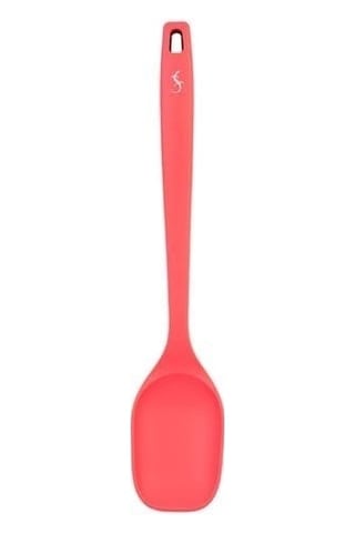 Lurch - Platin Silikon Servis Kaşığı 33,5 Cm Somon - Yanmaz, Yapışmaz, Bükülmez, Çizmez, Tat Ve Koku Bırakmaz - 240074