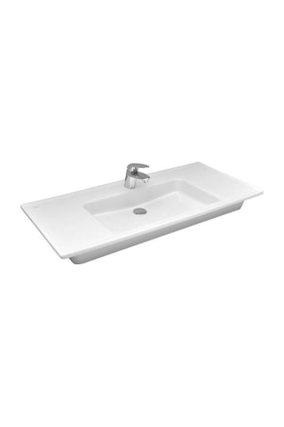 Serel Amadis Tezgah Üstü Etajerli Lavabo 100x46 Cm - 1646dus000 Diğer