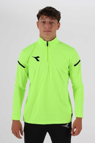 Diadora Alto Antrenman Eşofmanı Tek Üst Neon Yeşil