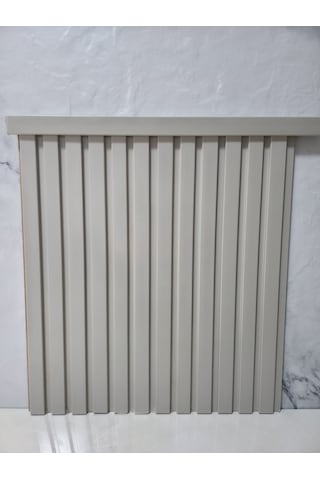 Mr Clk Premium Bitiş Çıtalı Tam Takım Duvar Paneli - 3d Görünümlü Modern Slat Duvar Kaplama Kumbeji