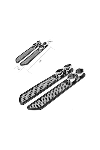 Araç Arka Difüzör Tampon Yapıştırma Egzoz Görünümlü Sportif Ve Agresif Oto Aksesuar