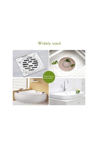 Yuvarlak Silikon Süzgeç 12 Cm Lavabo Ve Küvet Süzgeci, Lavabo Tıkacı Gri Renk 1 Adet M-140 Silikon Diğer