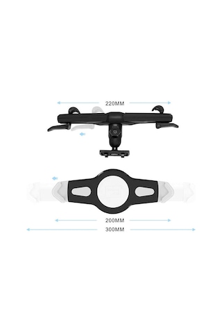 Araba Araç İçi Arka Koltuk Tablet ve Telefon Tutucu LCD Monitör Tablet ve Telefonlar İçin Tam Uyum
