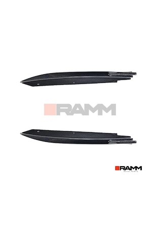 Bmw G30 M-tech Arka Tampon Bıçağı Sağ-sol Parlak Karbon
