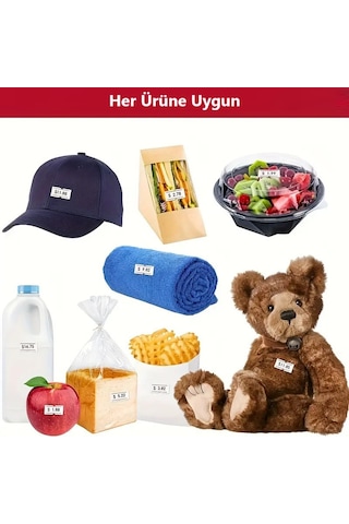 Mx5500 Meto 12x21cm Beyaz Kırmızı Çizgili Fiyat Etiketi 1.adet.etiket