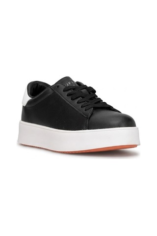 Lufian 121230053 Adel Kadın Hakiki Deri Klasik Sneaker Siyah