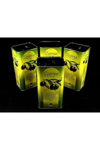 Naturel Sızma Zeytinyağı 5 Lt Teneke Koli 4 Adet
