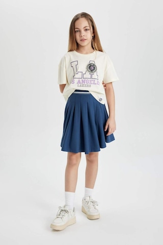 Defacto Kız Çocuk Pileli Etek C0129A824SPIN249 İndigo