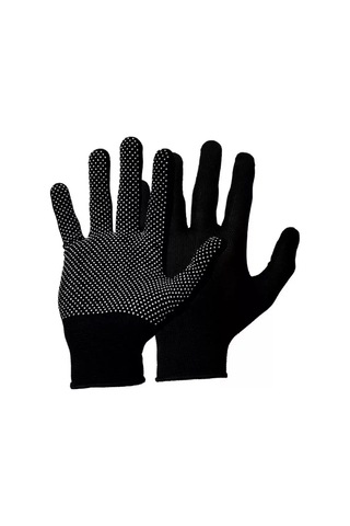 Reblaze Tırnak Ucu Pvc Mikro Noktalı 6 Çift Siyah Eldiven 363296615