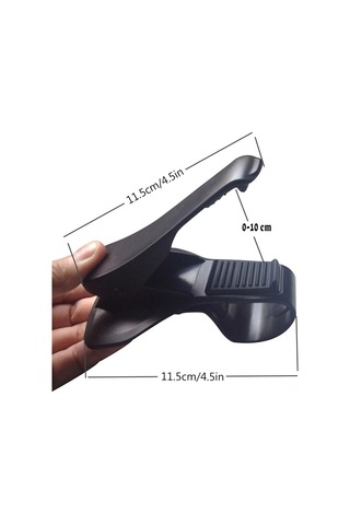 Shineyee Araç İçin Abs Materyalli Siyah Telefon Tutucu - Navigasyon Ve Telefon İçin Gösterge Paneli Klem Sistemi İle Kolay Kurulum Siyah