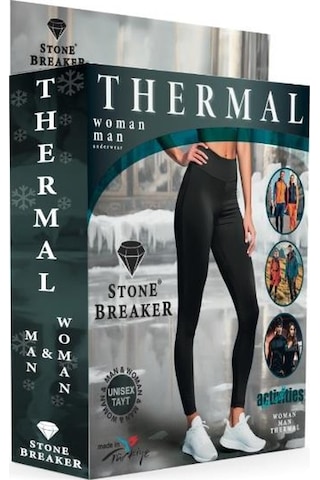 Stone Breaker Unisex Termal Tayt İçlik Siyah 001