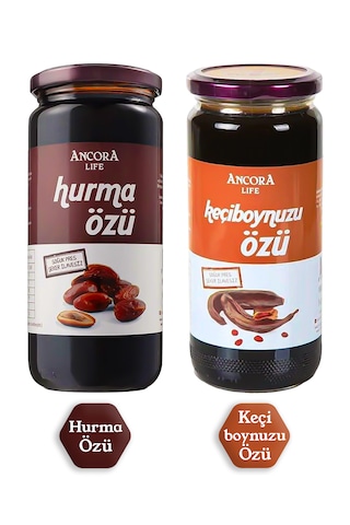 2'li Avantaj Paketi - Hurma Özü, Keçiboynuzu Özü - Şeker İlavesiz