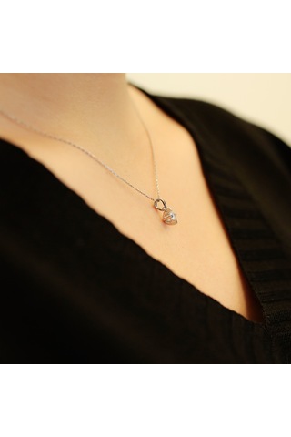 Lova 0,16 Karat Pırlanta Tektaş Kolye - 2070011