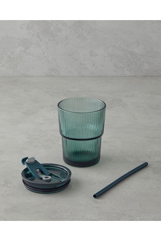 English Home Tasty Cam Pipetli Bardak 380 Ml Yeşil